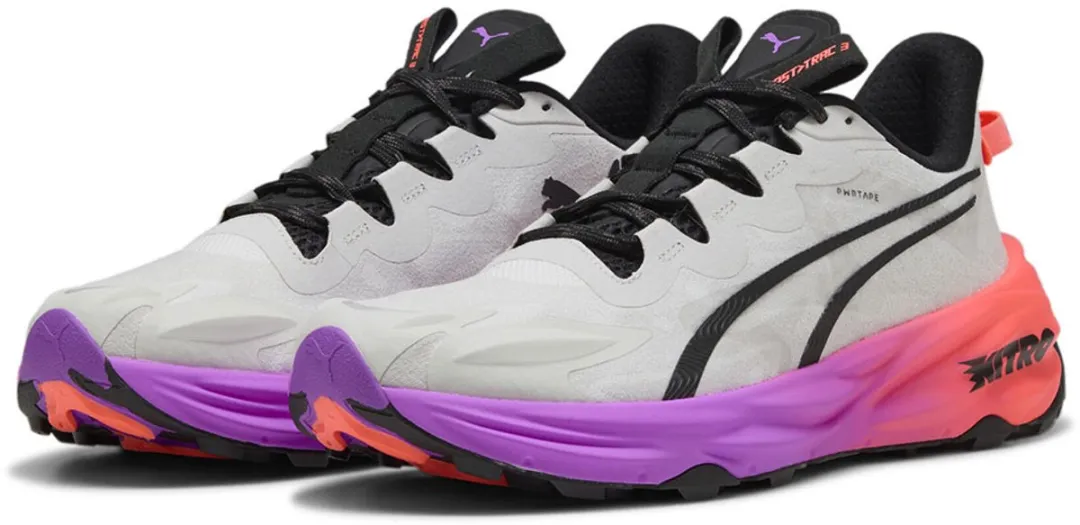 PUMA Fast Trail Schoenen - EU 41 - Grijs/Rood