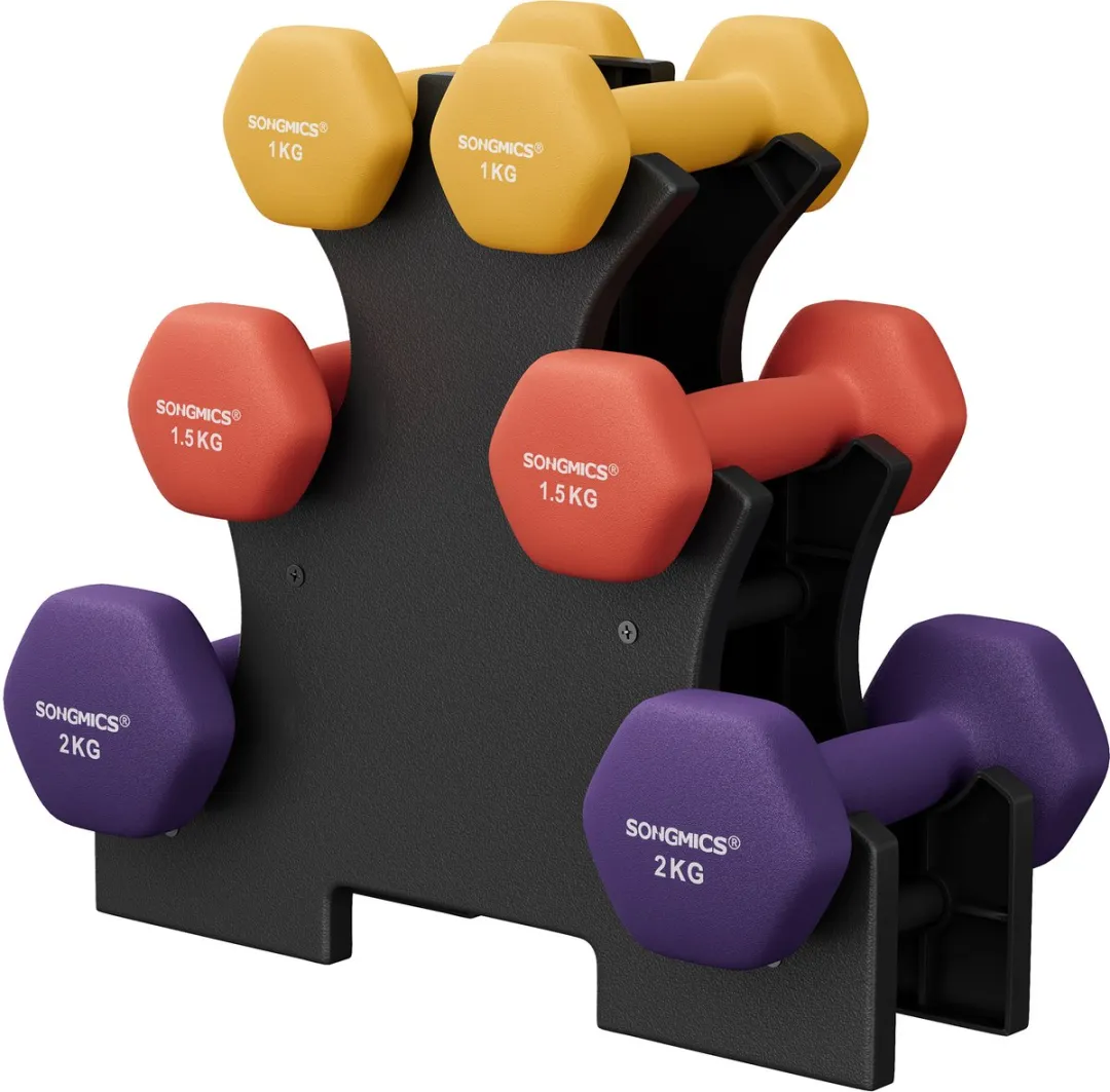 Songmics SYL69BK Dumbbellset 3 Paar