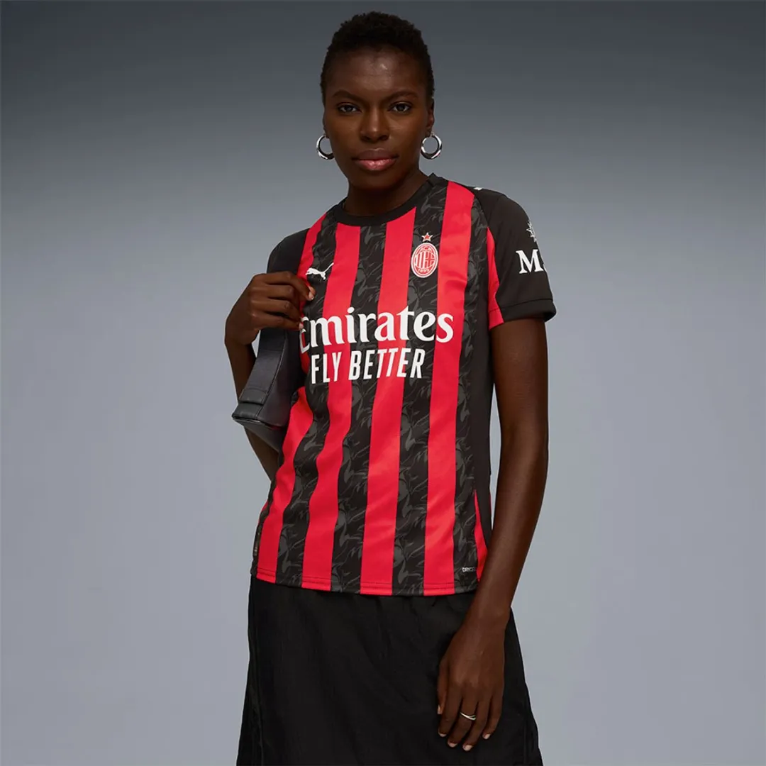 PUMA AC Milan Replica 25/26 Thuis Dames T-shirt - Rood XL