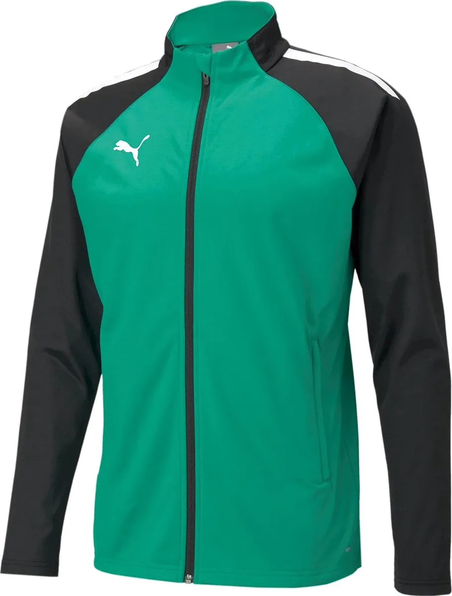 PUMA TeamLIGA Sportjas Mannen - XL - Groen/Zwart