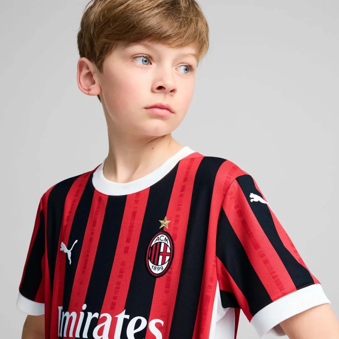 PUMA ACM Home Jersey Replica Jr T-Shirt - 140 - Rood