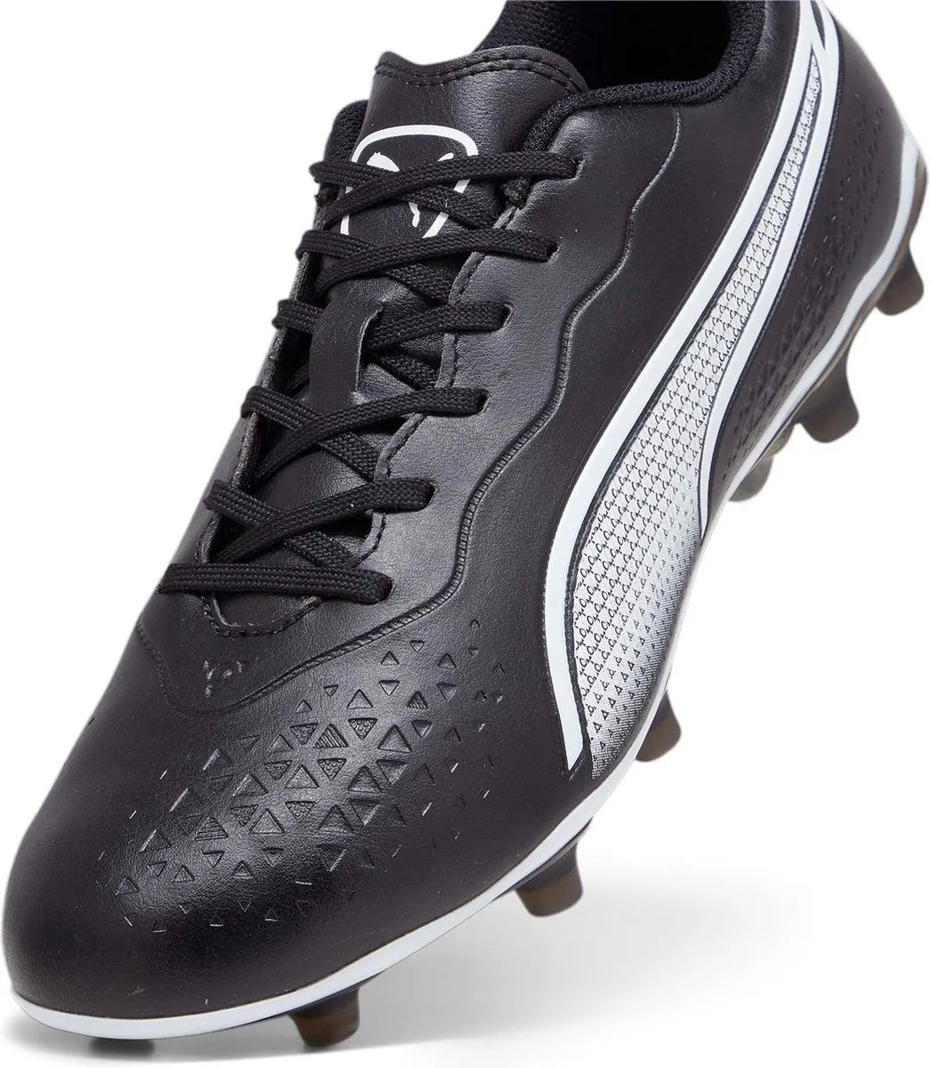 PUMA KING MATCH FG/AG Voetbalschoenen 44 - Zwart/Wit