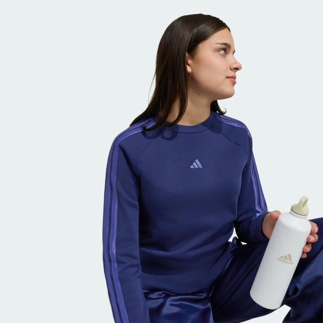 Adidas Sportswear Satin Sweatshirt KR8992 - Blauw 128