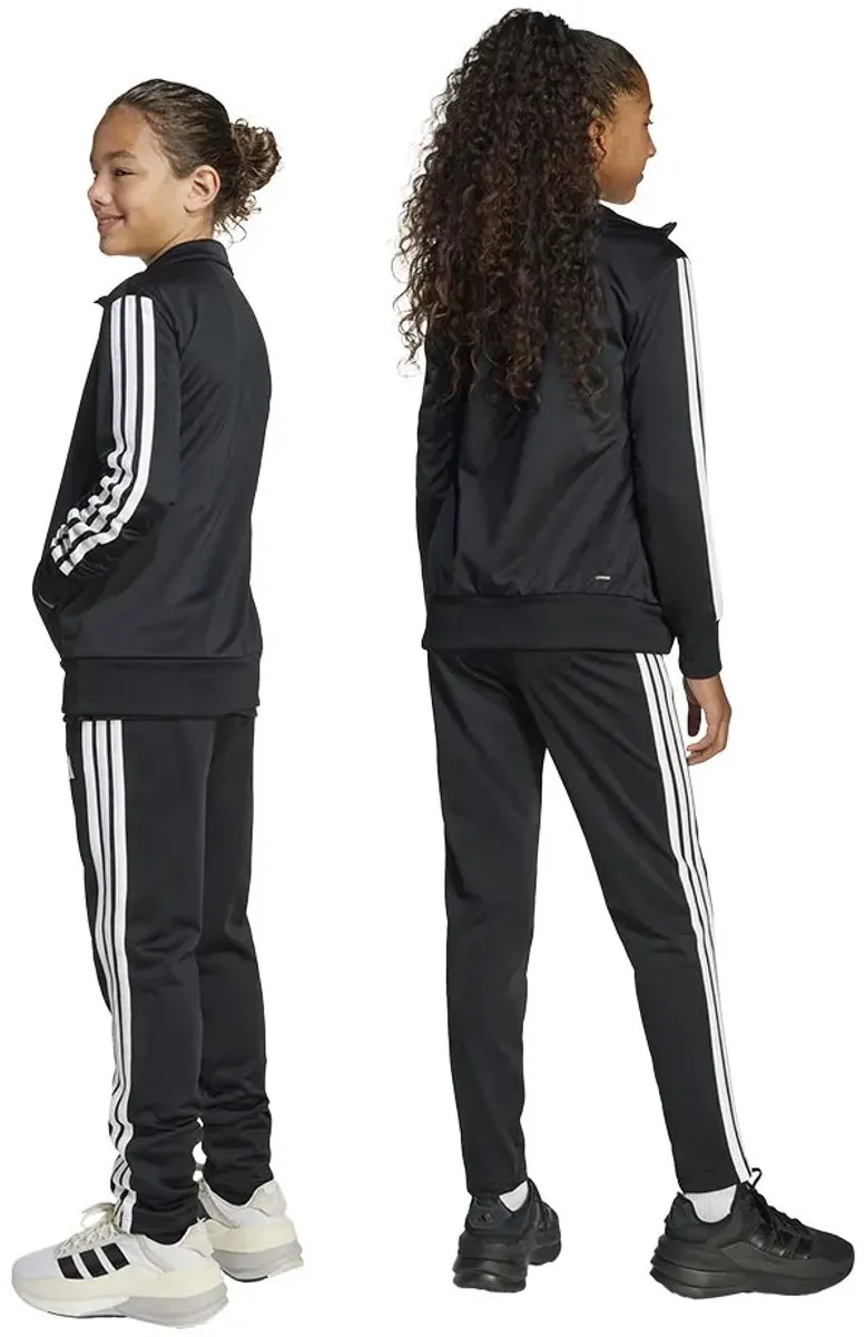adidas Essentials 3 Stripes Trainingspak - 158/164 cm - Zwart