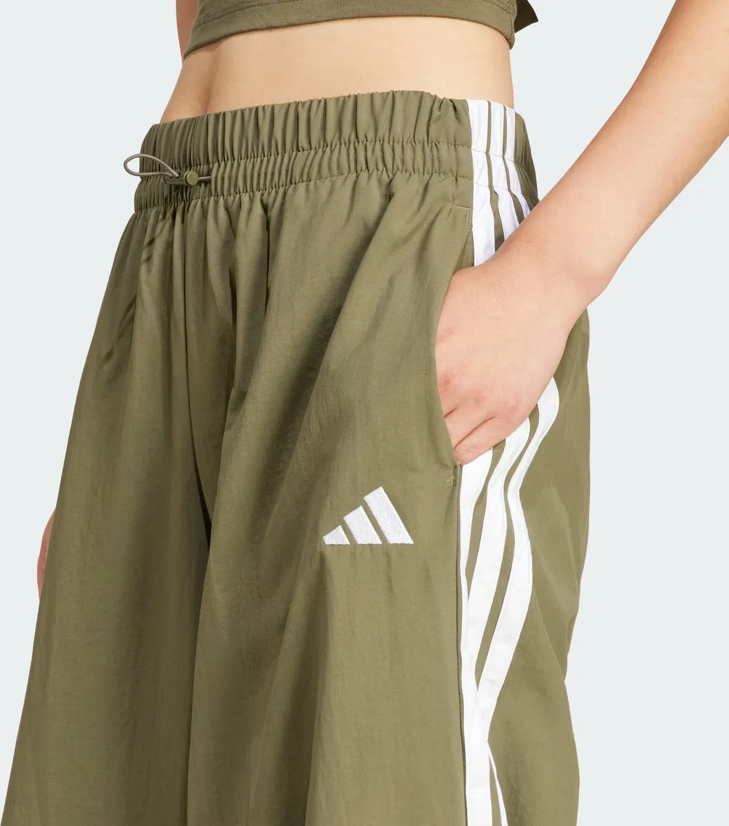 Adidas 3-Stripes Lifestyle Woven Trainingsbroek JE1308 - L - Groen