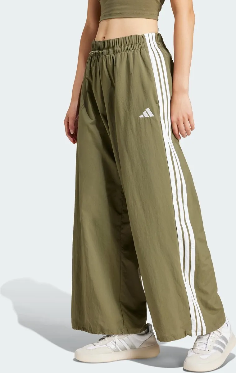 Adidas 3-Stripes Lifestyle Woven Trainingsbroek JE1308 - L - Groen