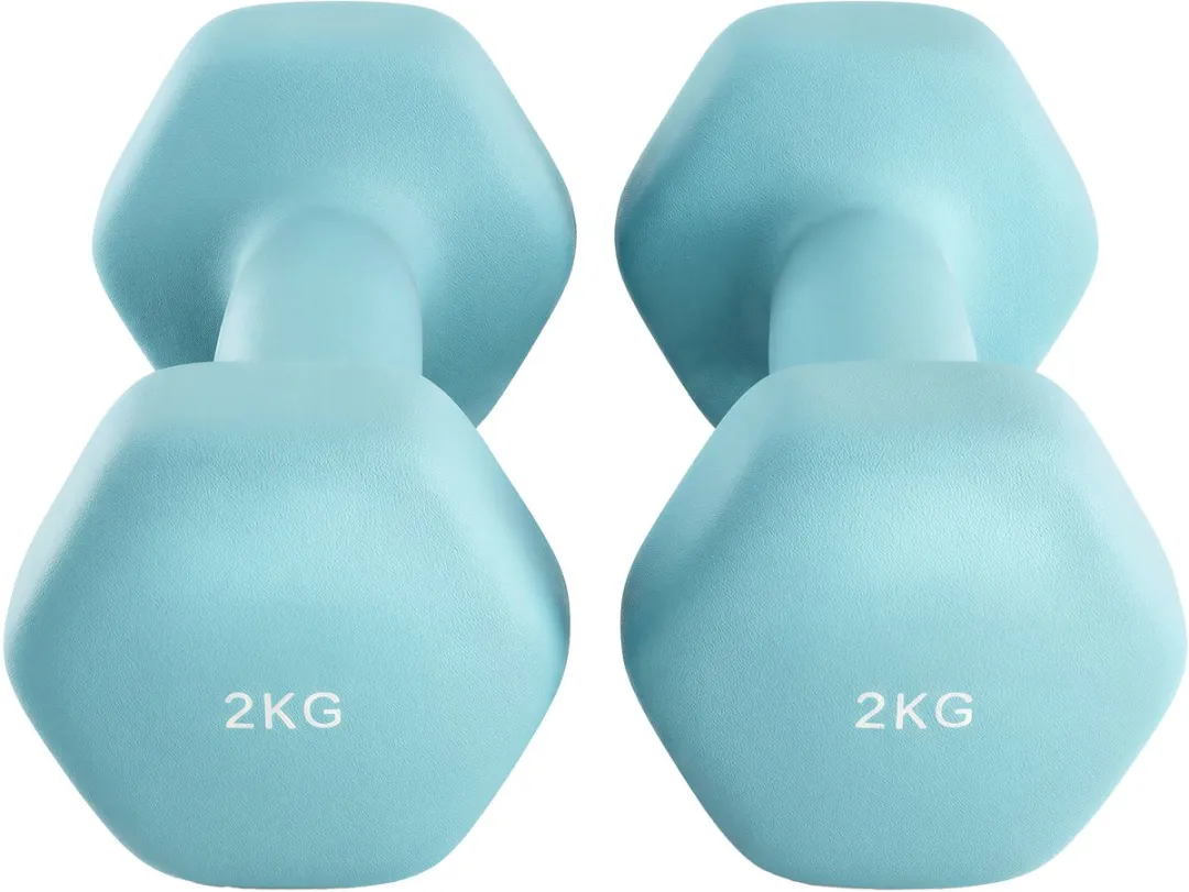 Songmics SYL904Q01 Halterset 2x2kg - Lichtblauw - afbeelding 6 van 6