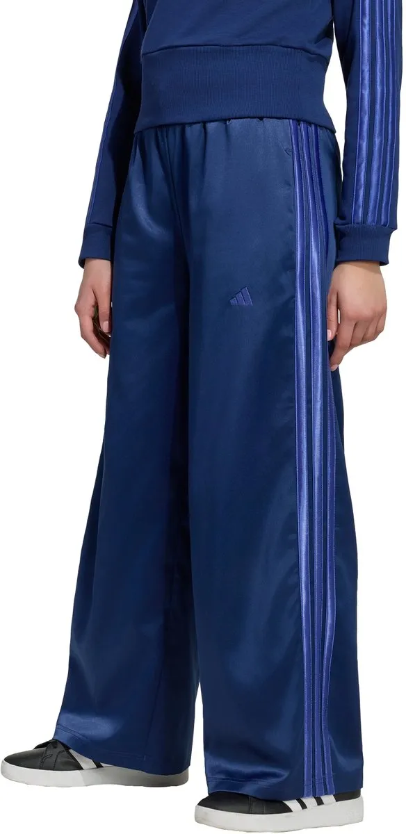Adidas Trainingsbroek Satin Wijd 164cm - Blauw KQ7046