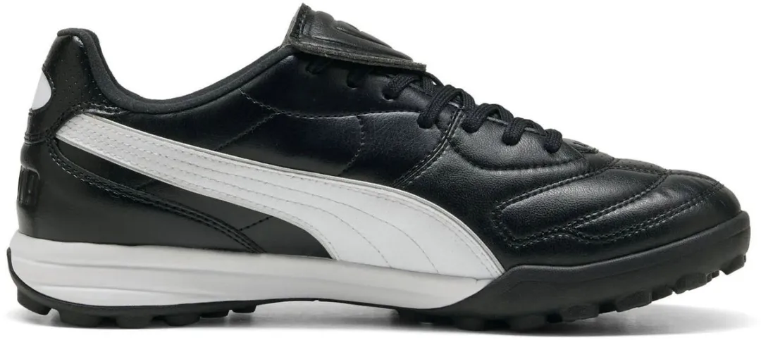 PUMA King Liga FG/AG Voetbalschoenen 46 - Zwart/Wit
