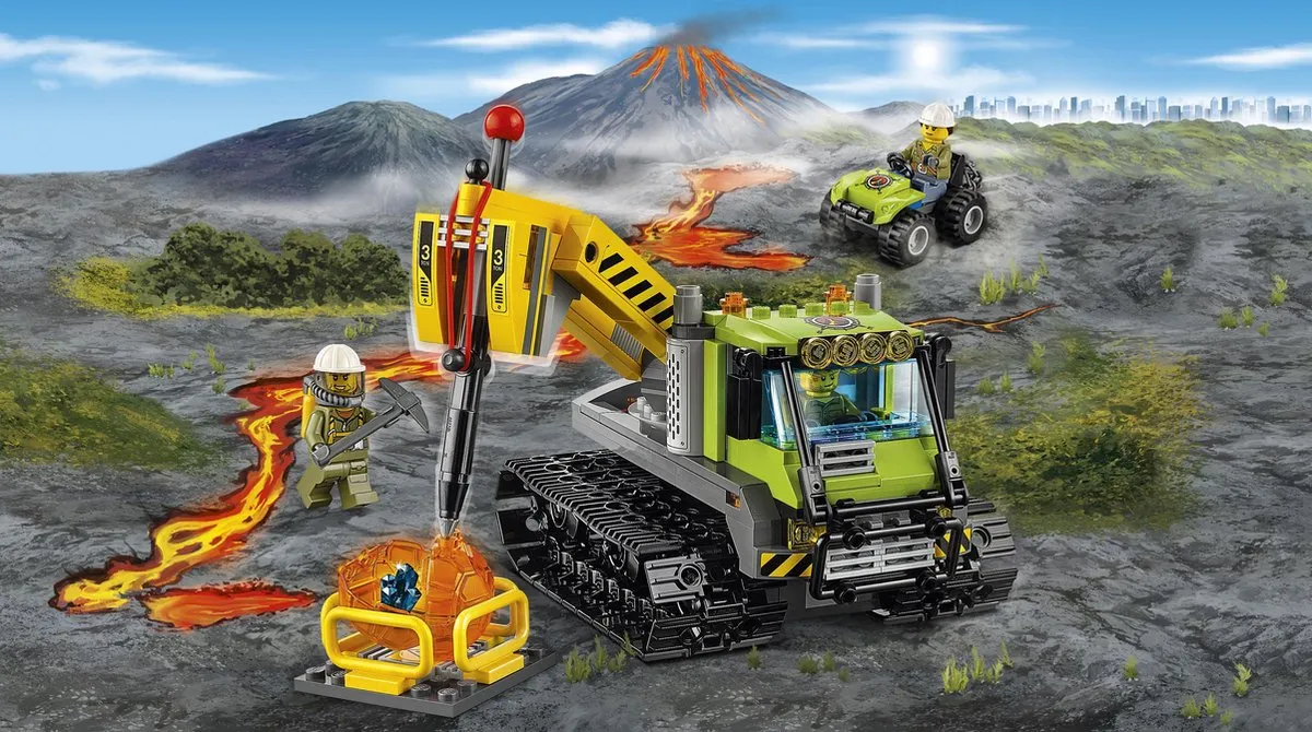 LEGO City Vulkaan Crawler 60122 - 324 Stukken - afbeelding 4 van 6