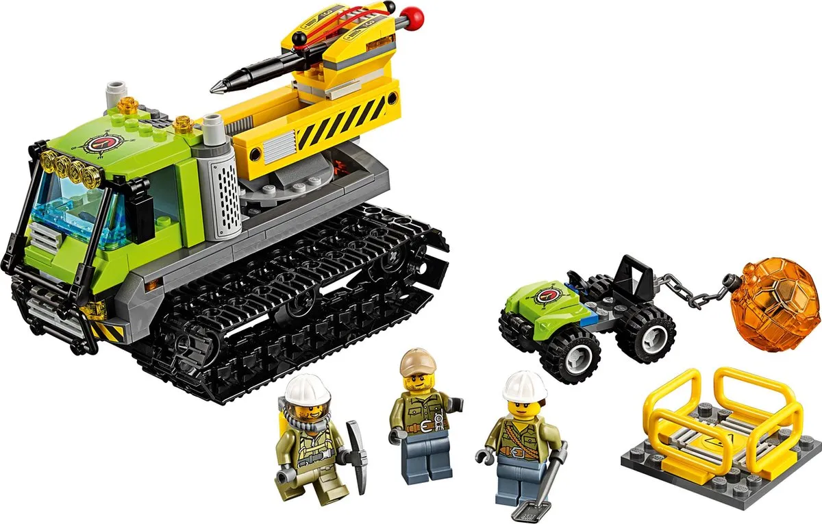 LEGO City Vulkaan Crawler 60122 - 324 Stukken - afbeelding 3 van 6