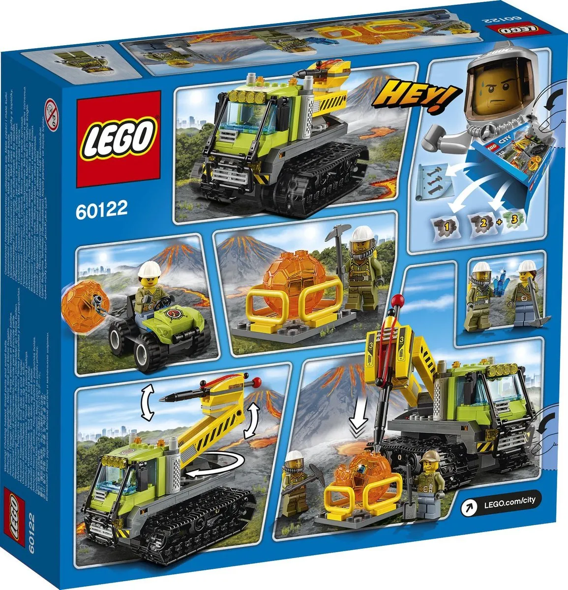 LEGO City Vulkaan Crawler 60122 - 324 Stukken - afbeelding 2 van 6