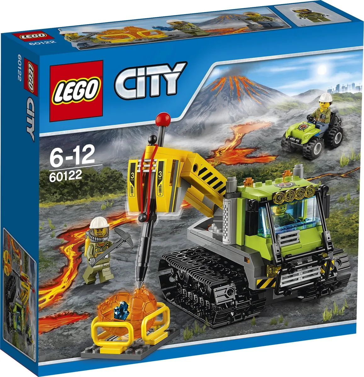 LEGO City Vulkaan Crawler 60122