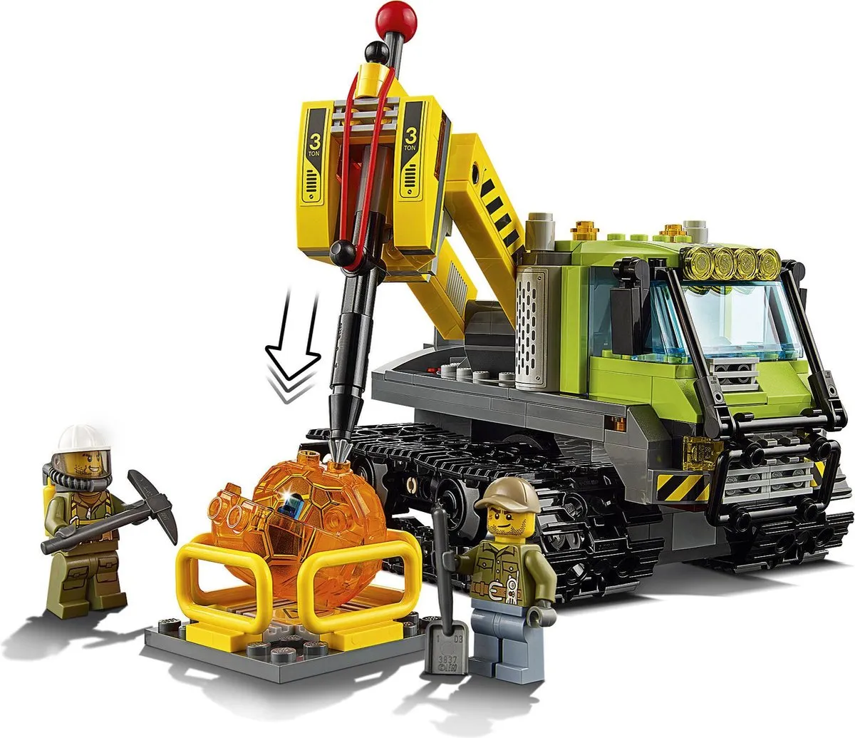 LEGO City Vulkaan Crawler 60122 - 324 Stukken - afbeelding 5 van 6