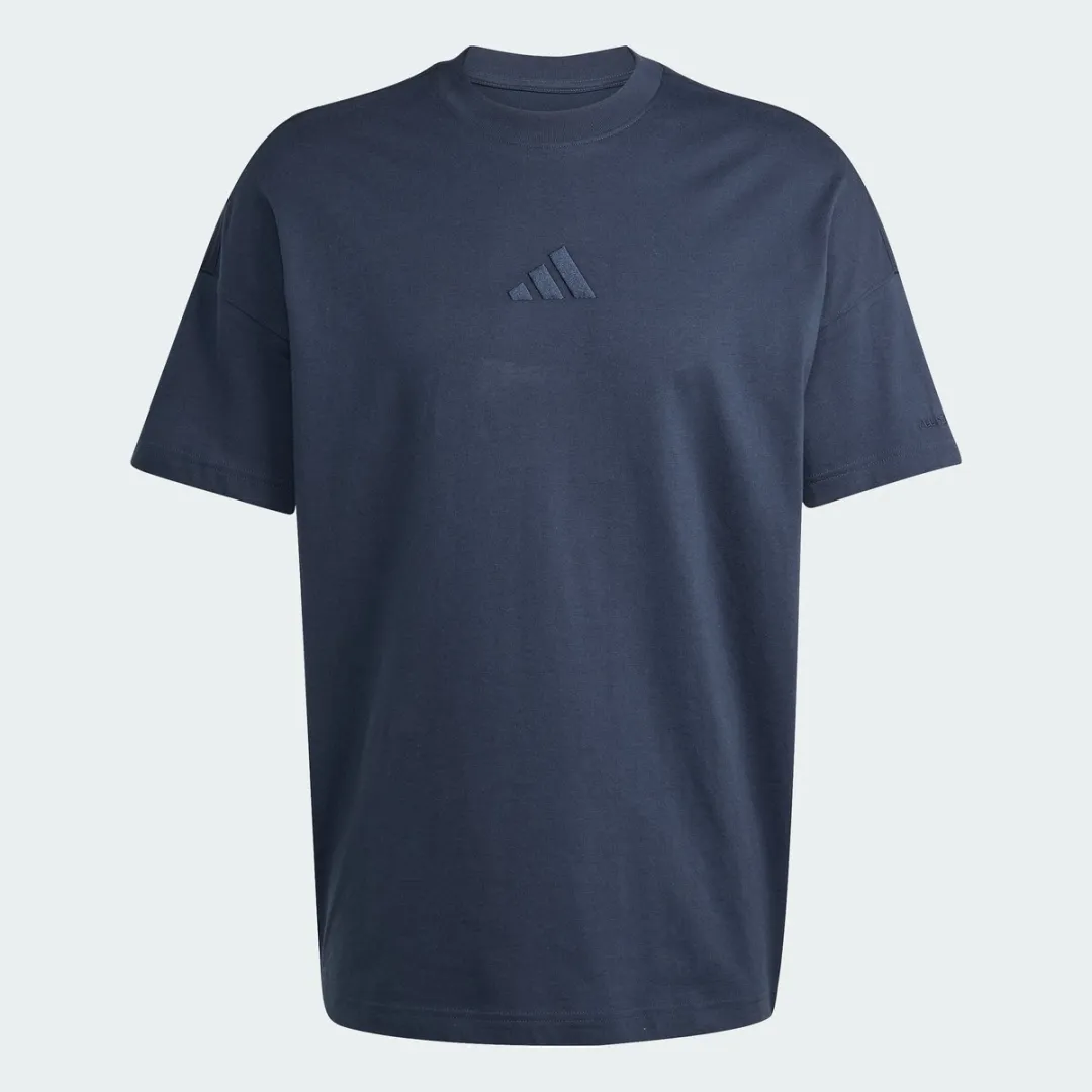 Adidas All Szn T-Shirt JX5080 - Heren - Blauw - XS