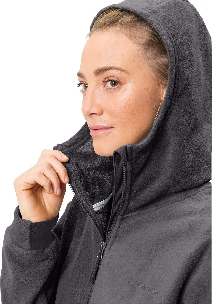 Vaude Neyland Fleece Hoodie - Zwart - Maat 38