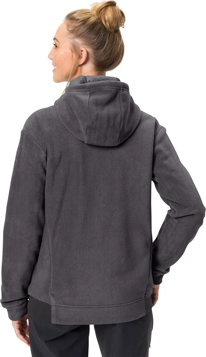 Vaude Neyland Fleece Hoodie - Zwart - Maat 38