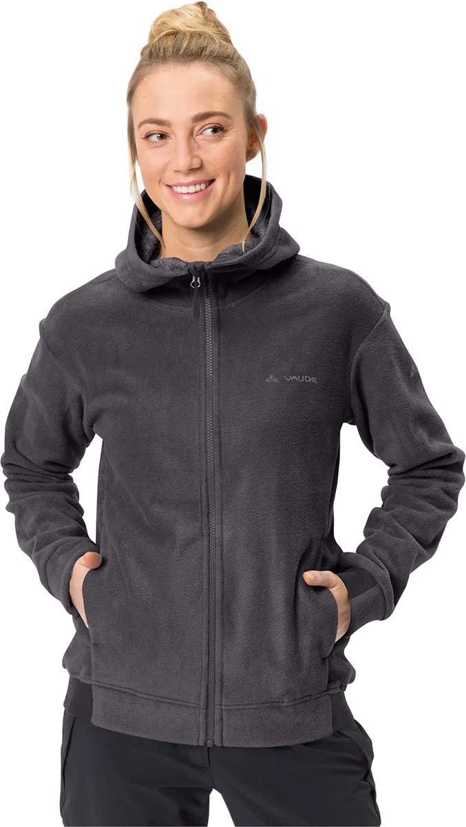 Vaude Neyland Fleece Hoodie - Zwart - Maat 38