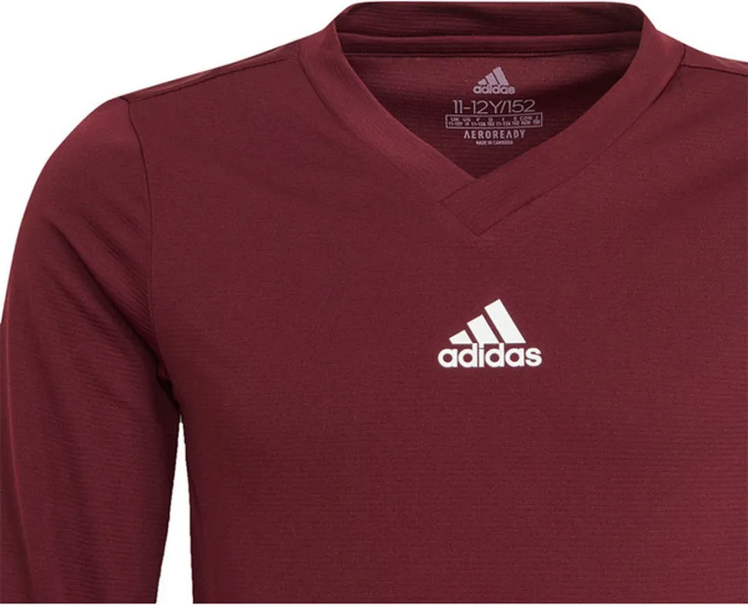 adidas Team Base Tee Youth 128 - Voetbal Onderkleding Rood