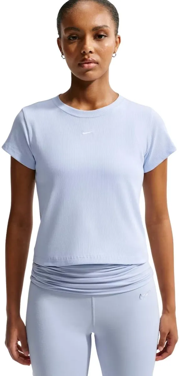 Nike Rib Tight Sportshirt Dames