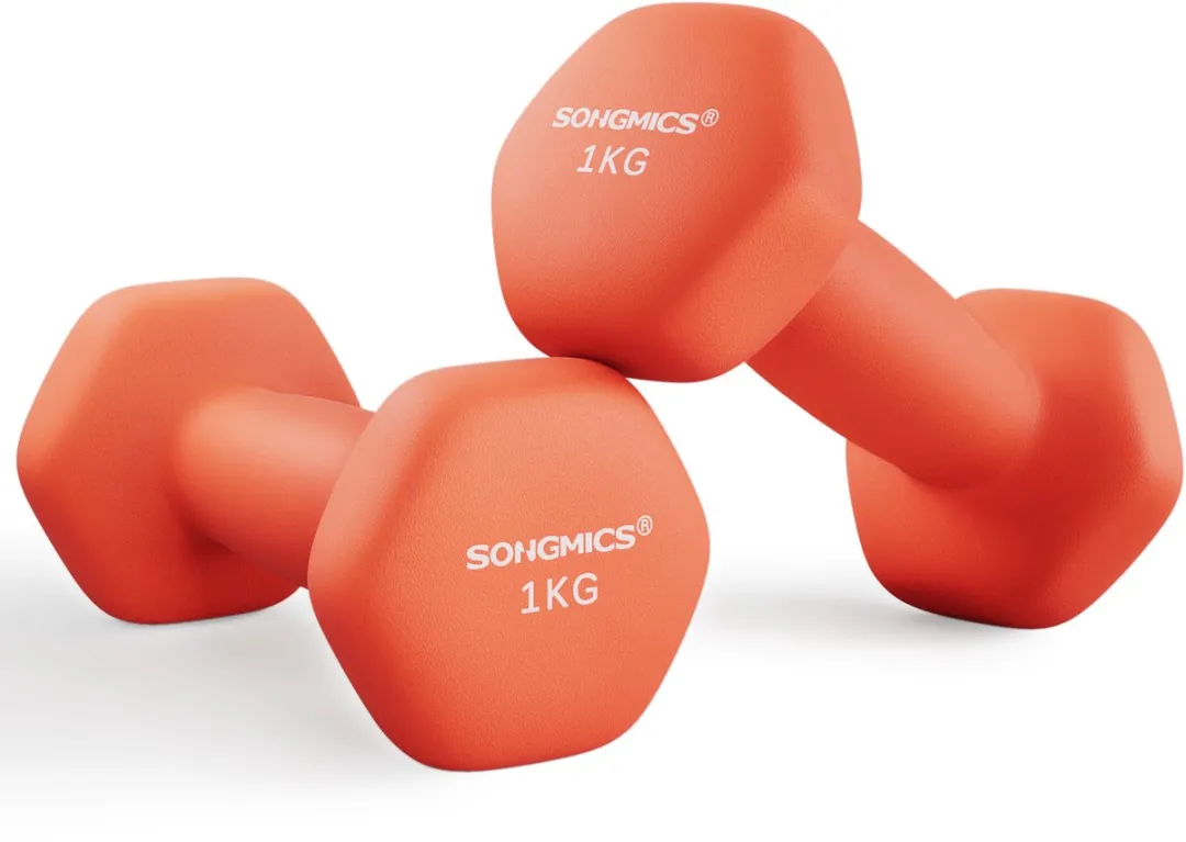 Songmics Hexagon Dumbbellset 2x1kg