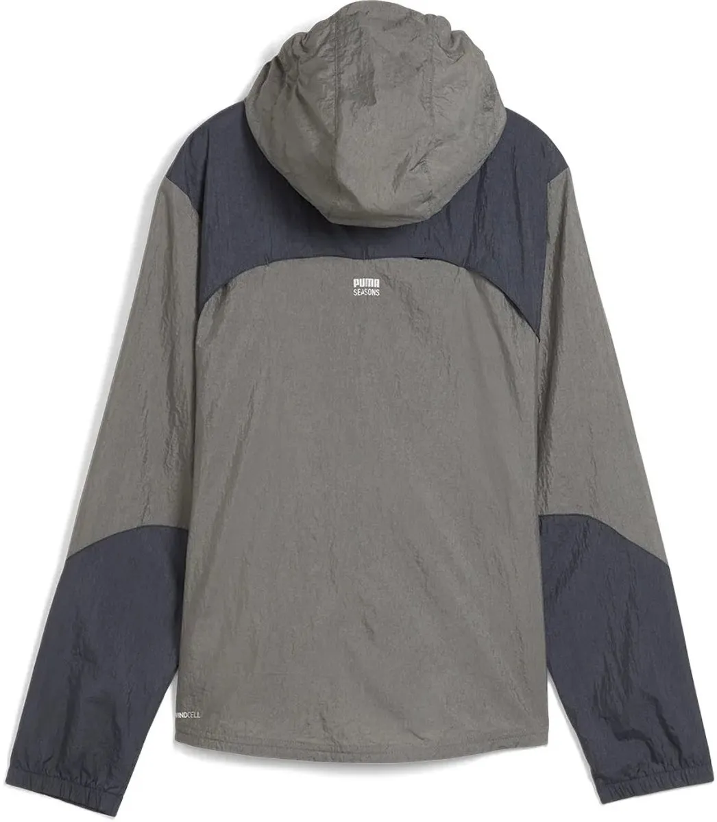 PUMA Seasons Windcell Windjack - L - Grijs