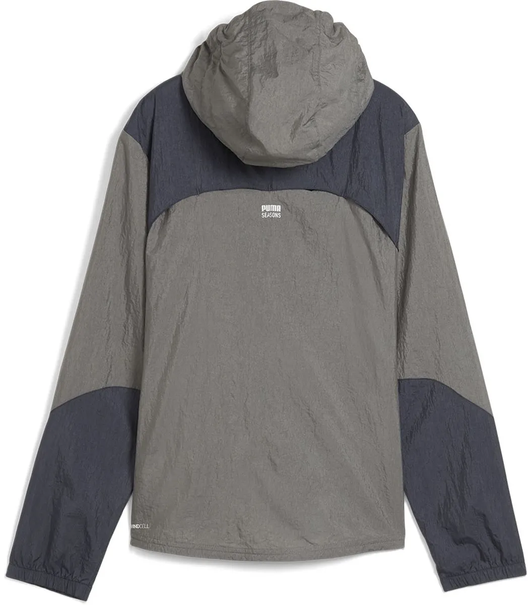 PUMA Seasons Windcell Windjack - L - Grijs