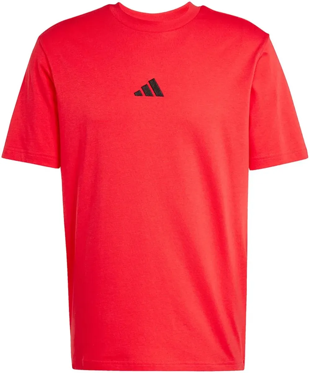 Adidas Essentials Small Logo T-shirt - Rood - XL