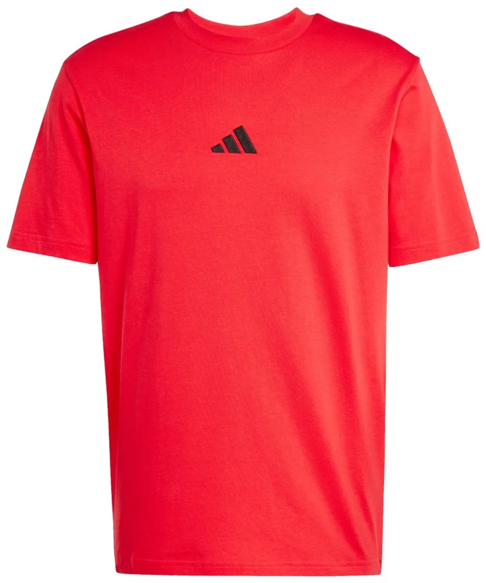 Adidas Essentials Small Logo T-shirt - Rood - XL
