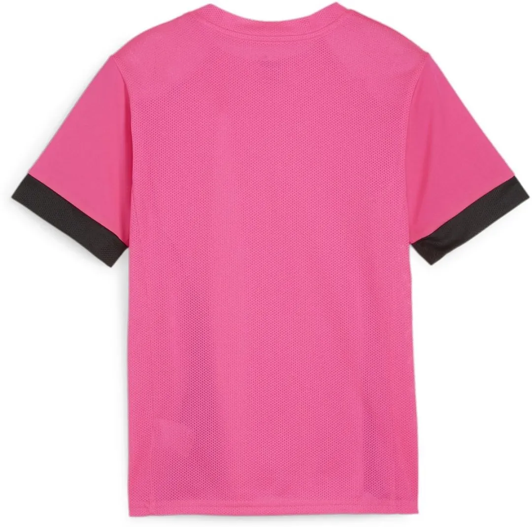 PUMA Teamgoal Matchday Shirt Korte Mouw Kinderen 128 - Roze/Zwart