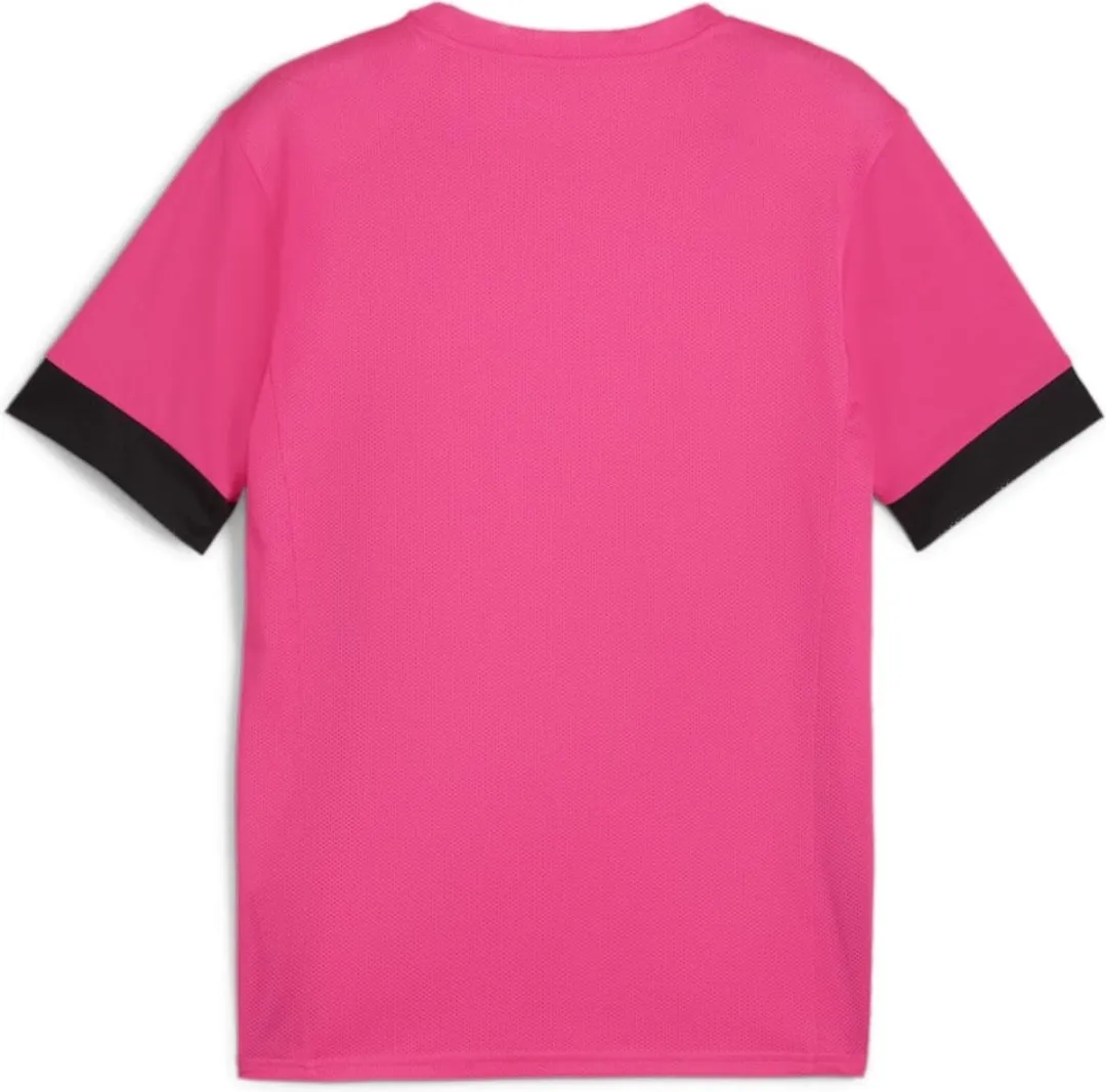 PUMA Teamgoal Matchday Shirt Korte Mouw Kinderen 128 - Roze/Zwart