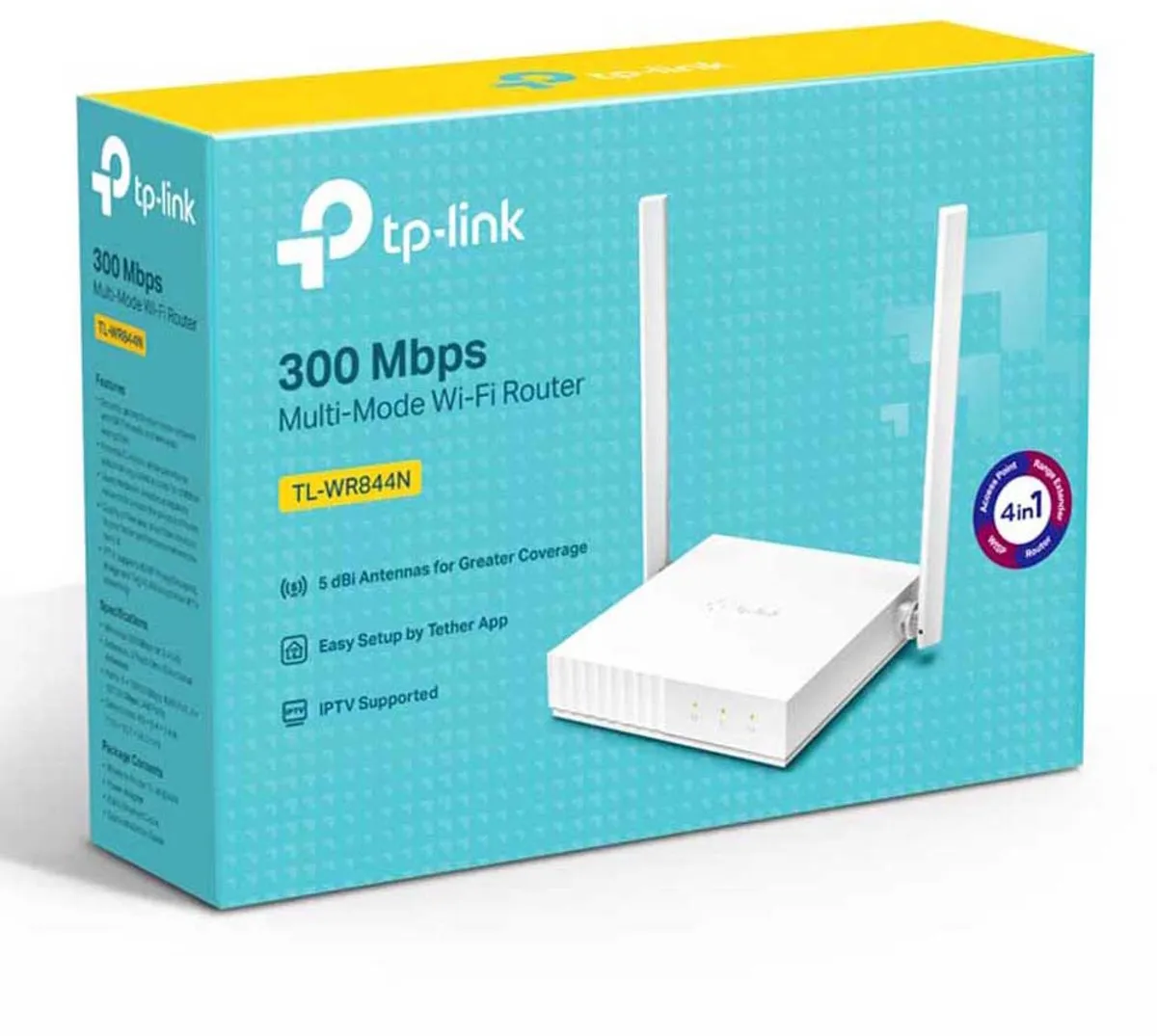 TP-Link TL-WR844N Draadloze Router WiFi 4 - Wit