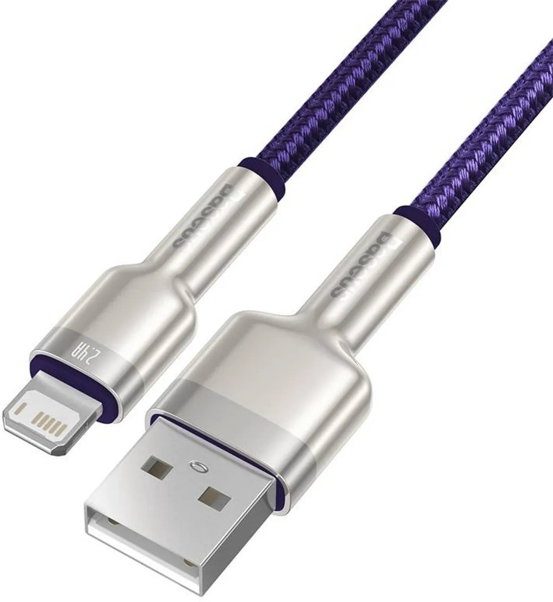 Baseus USB-Kabel Lightning 2.4A - 1m - Transparant