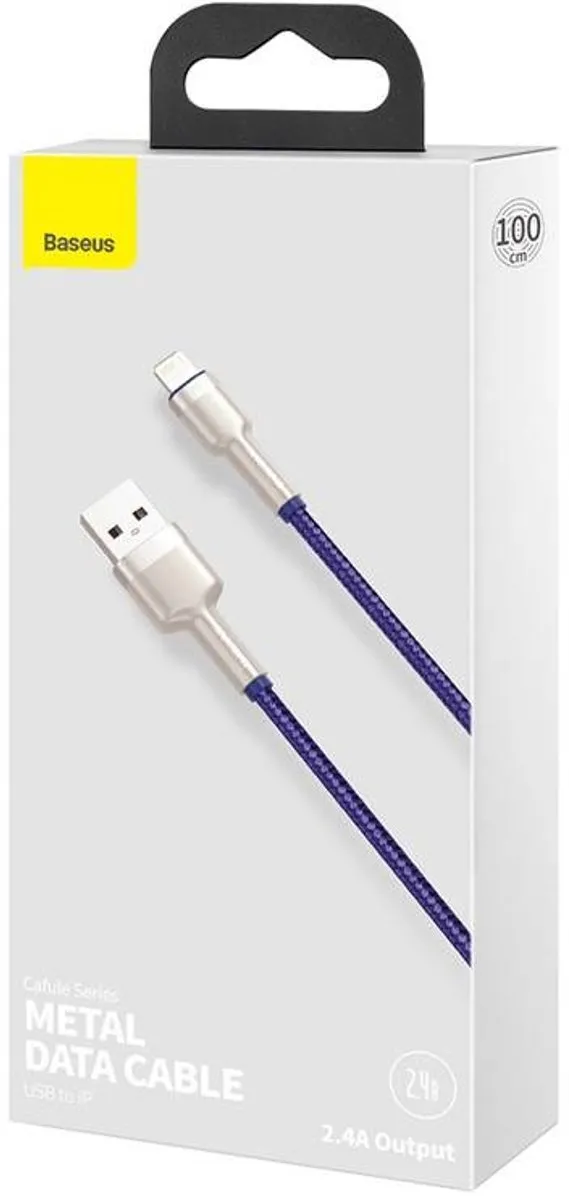 Baseus USB-Kabel Lightning 2.4A - 1m - Transparant