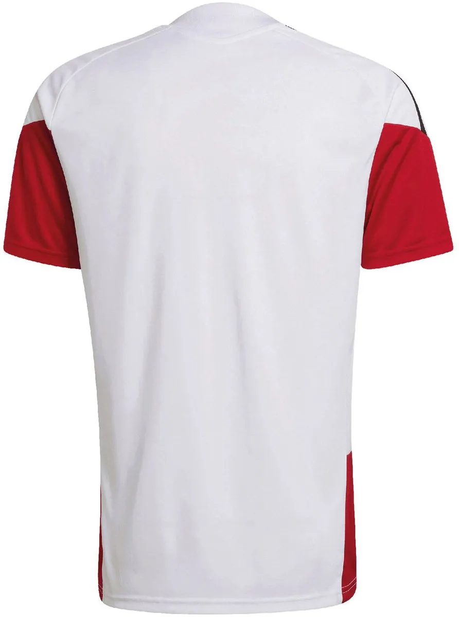 adidas Sportshirt KB4440 - 2XL - Wit/Rood/Geel