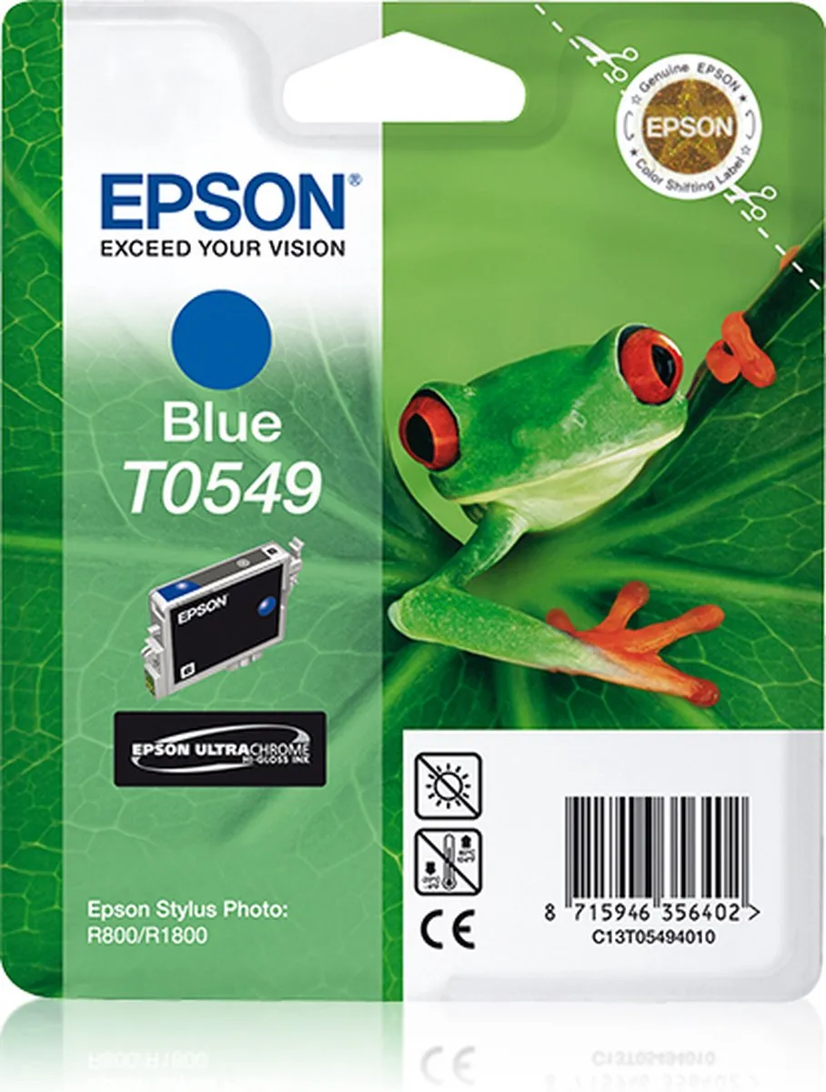 Epson T0549 Blauwe Inktcartridge