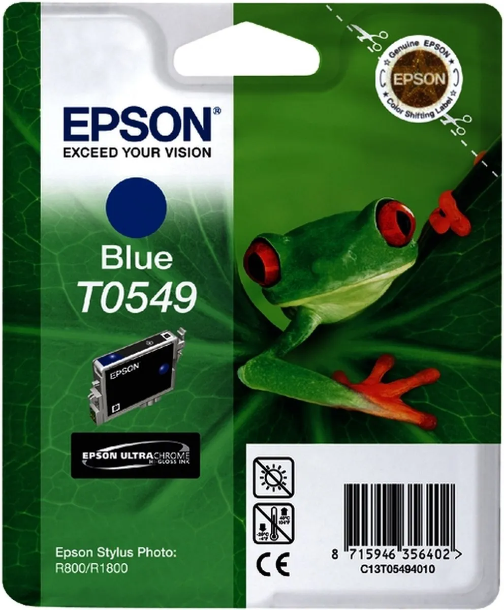Epson T0549 Blauwe Inktcartridge - 13ml