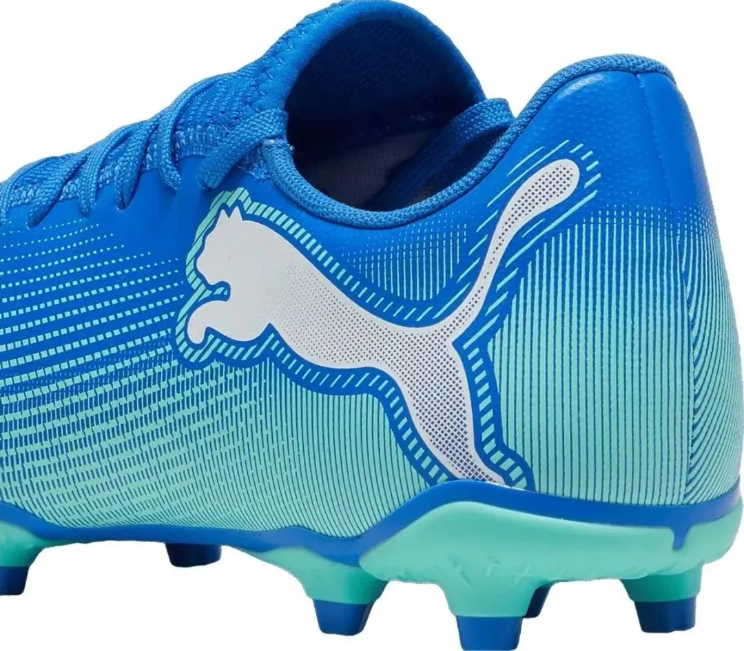 PUMA Future 7 Play Voetbalschoenen - Maat 47 - Blauw/Wit