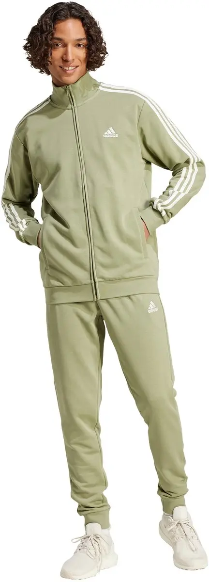 Adidas Sportswear Basic 3-Stripes Trainingspak JD9859 - Groen XS
