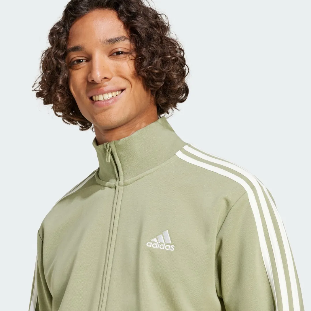 Adidas Sportswear Basic 3-Stripes Trainingspak JD9859 - Groen XS
