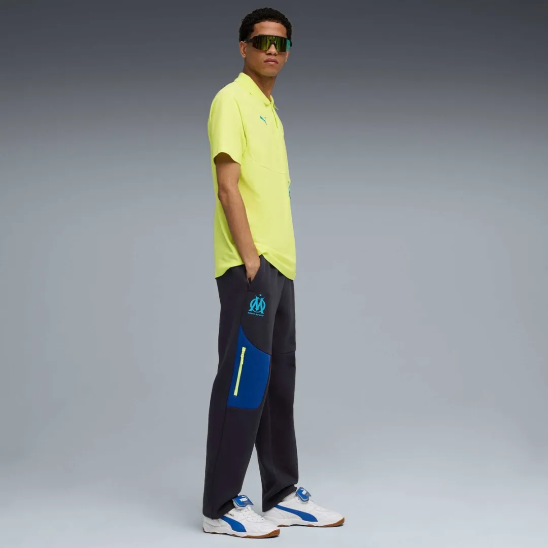 PUMA OM Joggingbroek FL 2025/26 - S - Blauw
