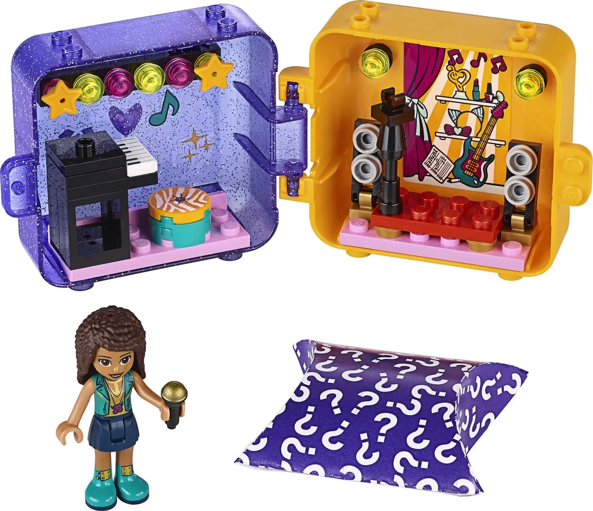 LEGO Friends Andrea Speelkubus 41400 - 1 Minifiguur - afbeelding 2 van 6