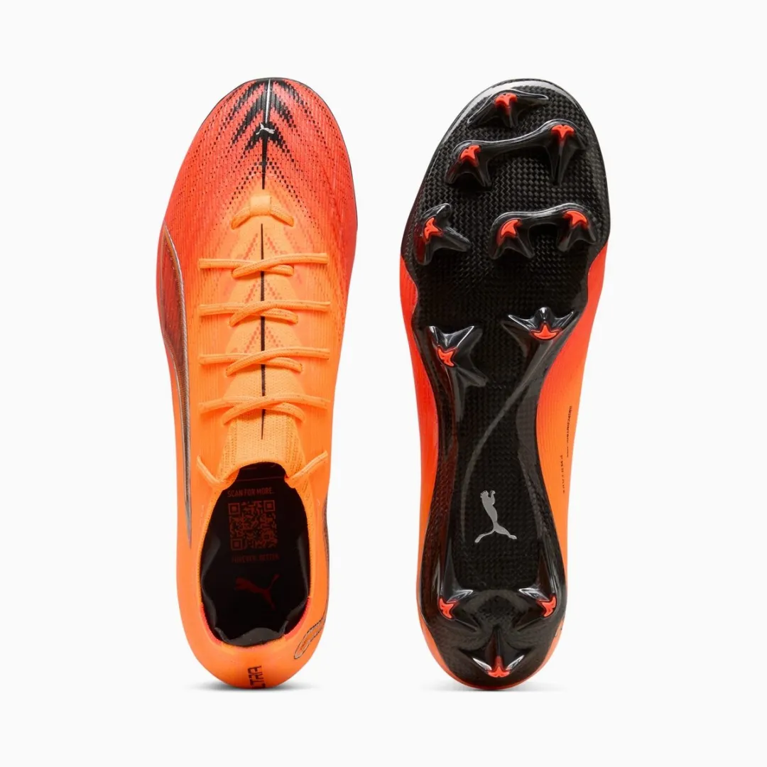PUMA ULTRA 6 CARBON FG Voetbalschoenen - 42.5 - Zwart/Oranje - afbeelding 6 van 6
