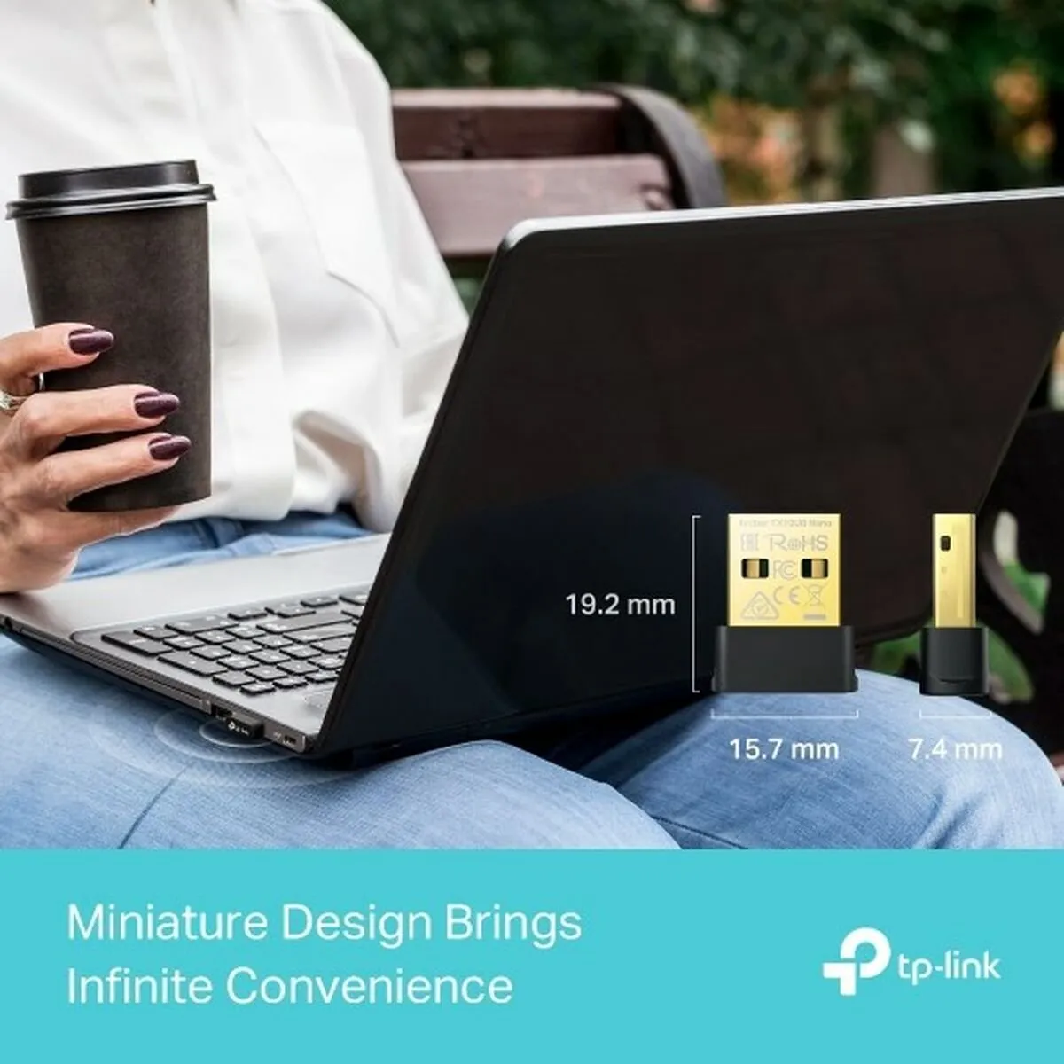 TP-Link TX10UB Nano Netwerkadapter - Zwart