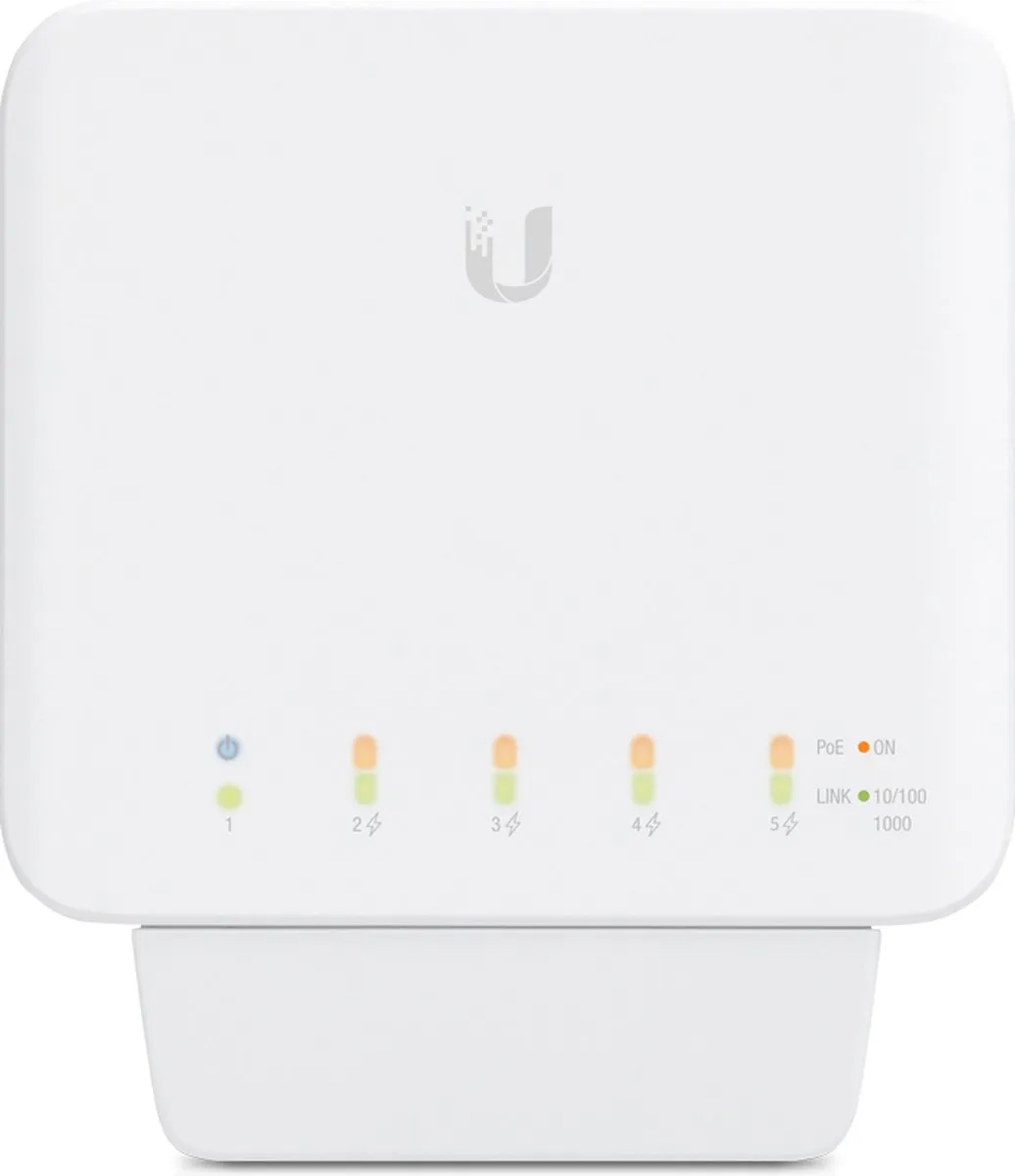 Ubiquiti UniFi USW Flex Netwerkswitch - 4 PoE-poorten Wit