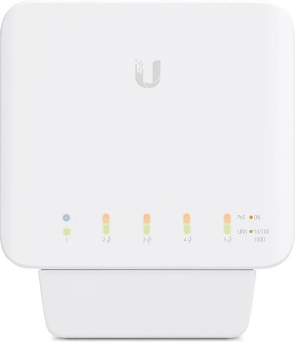 Ubiquiti UniFi USW Flex Netwerkswitch - 4 PoE-poorten Wit