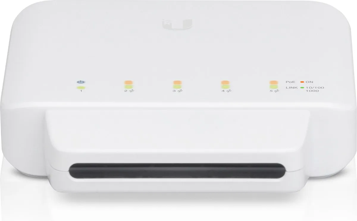 Ubiquiti UniFi USW Flex Netwerkswitch - 4 PoE-poorten Wit - afbeelding 6 van 6
