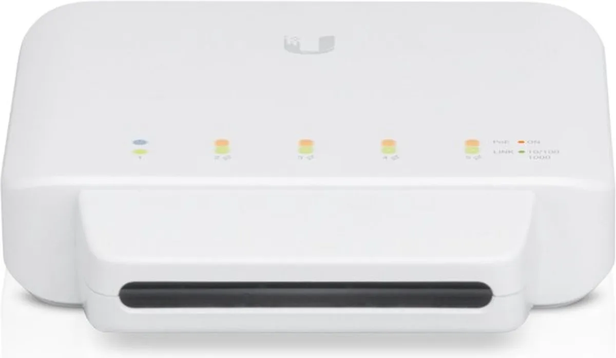 Ubiquiti UniFi USW Flex Netwerkswitch - 4 PoE-poorten Wit