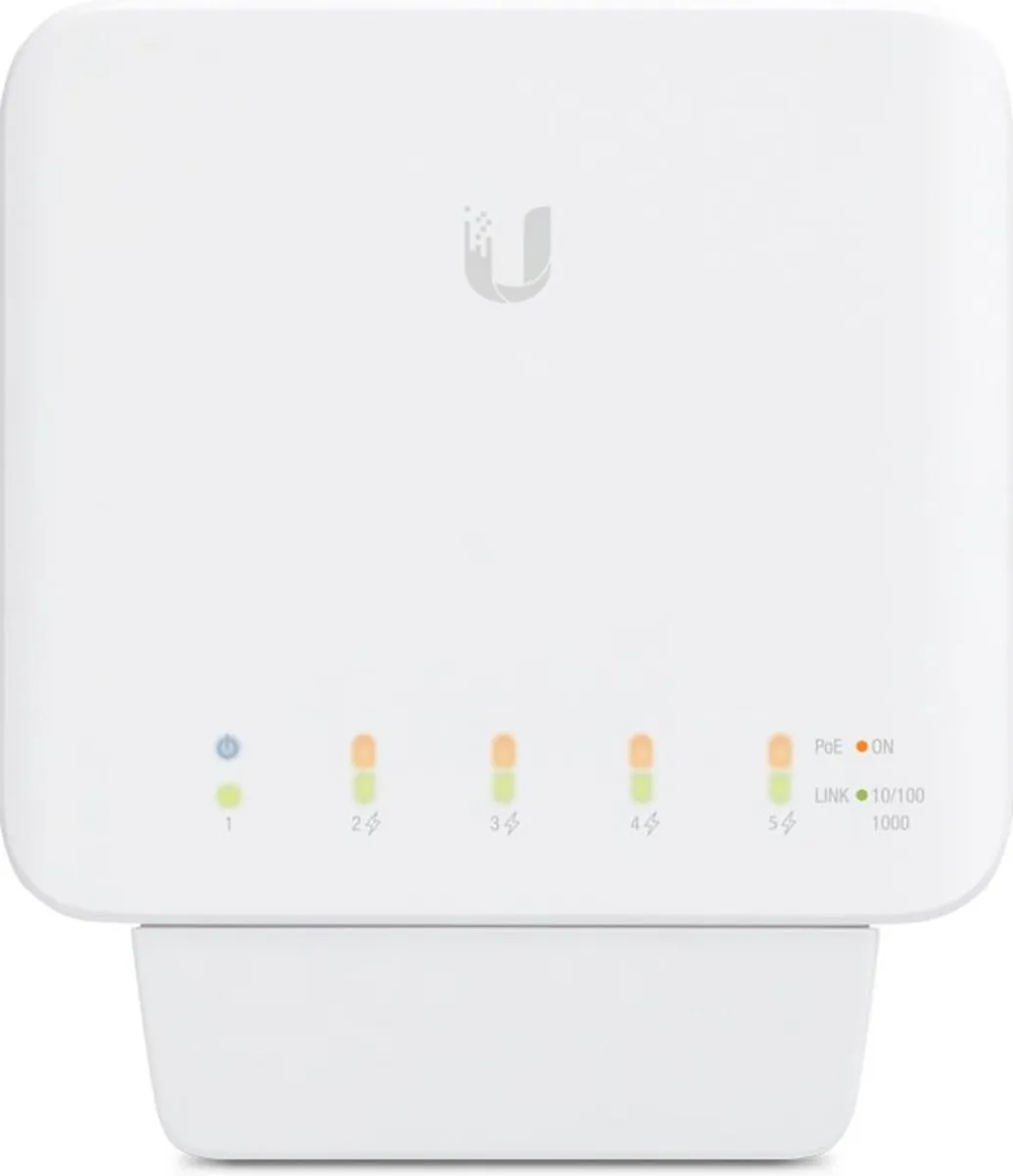 Ubiquiti UniFi USW Flex Netwerkswitch - 4 PoE-poorten Wit