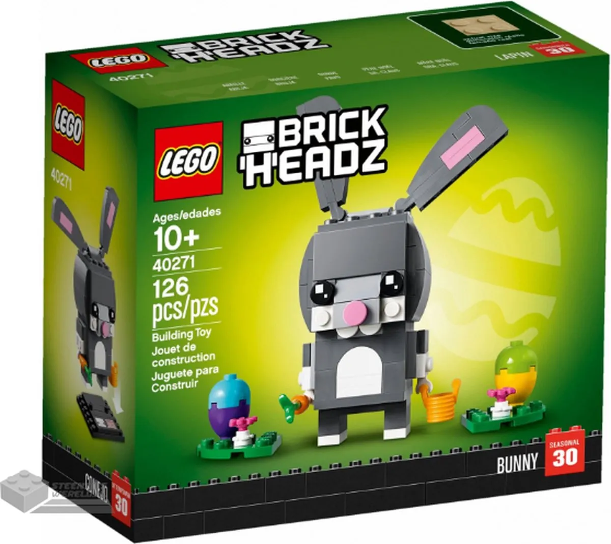 LEGO BrickHeadz Paashaas 40271 - 126 Stukken - Multikleur - afbeelding 2 van 6